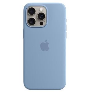 Apple iPhone 15 Pro Max Silicone Case with MagSafe - Winter Blue